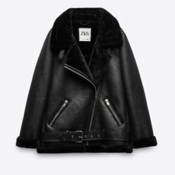 Zara Jackets & Coats Zara Moro Jacket Faux Fur Trim Poshmark